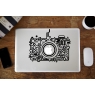 Autocollant Appareil Photo Fun pour MacBook
