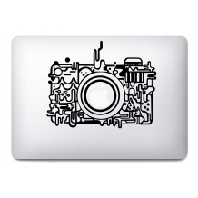 Autocollant Appareil Photo Fun pour MacBook