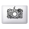 Autocollant Appareil Photo Fun pour MacBook