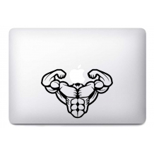 Stickers Muscles pour MacBook