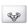 Stickers Muscles pour MacBook