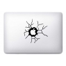 Stickers pour MacBook Cracked