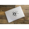 Stickers pour MacBook Cracked