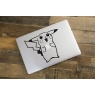 Stickers pour MacBook Pikachu