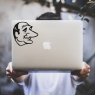 Stickers Jacques Chirac pour MacBook Pro Air