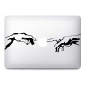 Mains de Dieu et d'Adam Stickers pour MacBook Pro Air