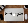 Mains de Dieu et d'Adam Stickers pour MacBook Pro Air