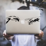 Mains de Dieu et d'Adam Stickers pour MacBook Pro Air