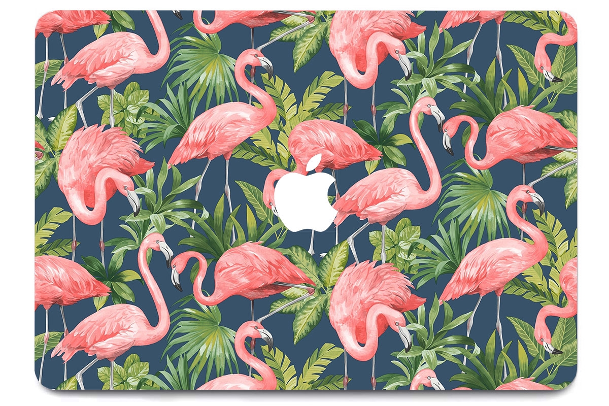 Sticker Flamant Rose pour MacBook