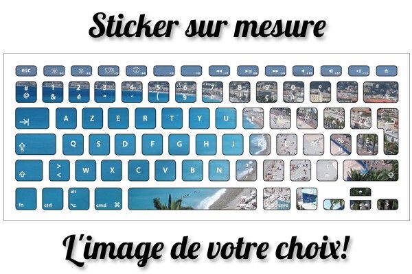 Sticker Clavier Lumineux - Mon Bureau Cosy