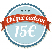 Ch&egrave;que cadeau 15&euro;
