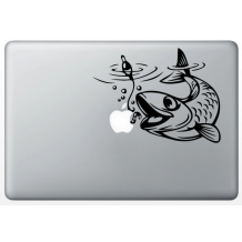 Stickers Poisson pour MacBook