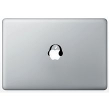 Stickers Tête Casque pour MacBook Pro et Air