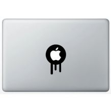 Sticker Pomme Coulante pour MacBook