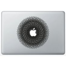 Autocollant Spirographe pour MacBook