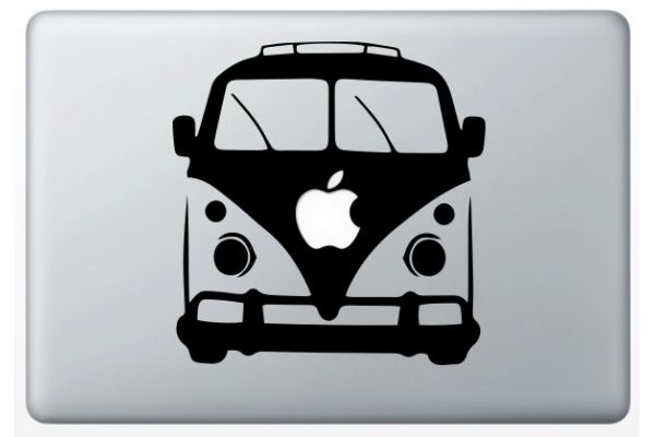 Sticker Van Apple pour MacBook