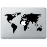 Autocollant World Map pour Mac