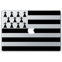 Sticker Drapeau Breizh pour Mac