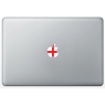 Sticker Drapeau Pays pour MacBook