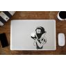 Sticker Blanche Neige Foulard pour MacBook