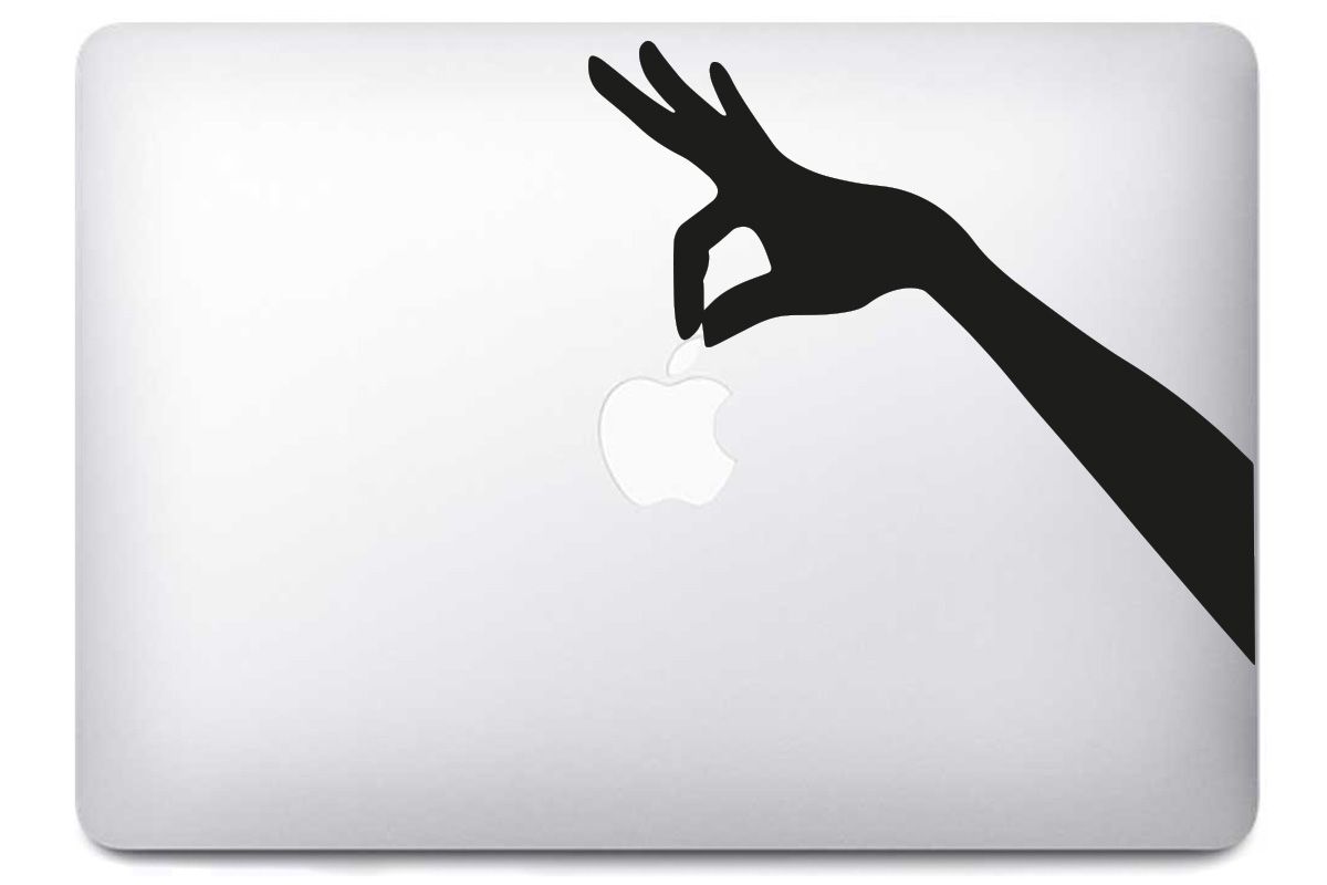 Sticker "Main" pour MacBook Apple