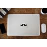 Stickers moustache macbook