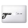 Stickers Pistolet MacBook