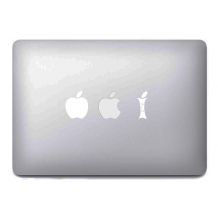 Sticker "Pomme croquée" pour Macbook