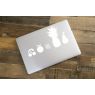 Autocollant "Fruits" pour MacBook Apple