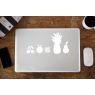 Autocollant "Fruits" pour MacBook Apple