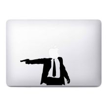 Autocollant "Business Man Gun" pour Macbook