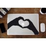 Stickers "Main coeur" pour MacBook