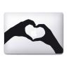 Stickers "Main coeur" pour MacBook