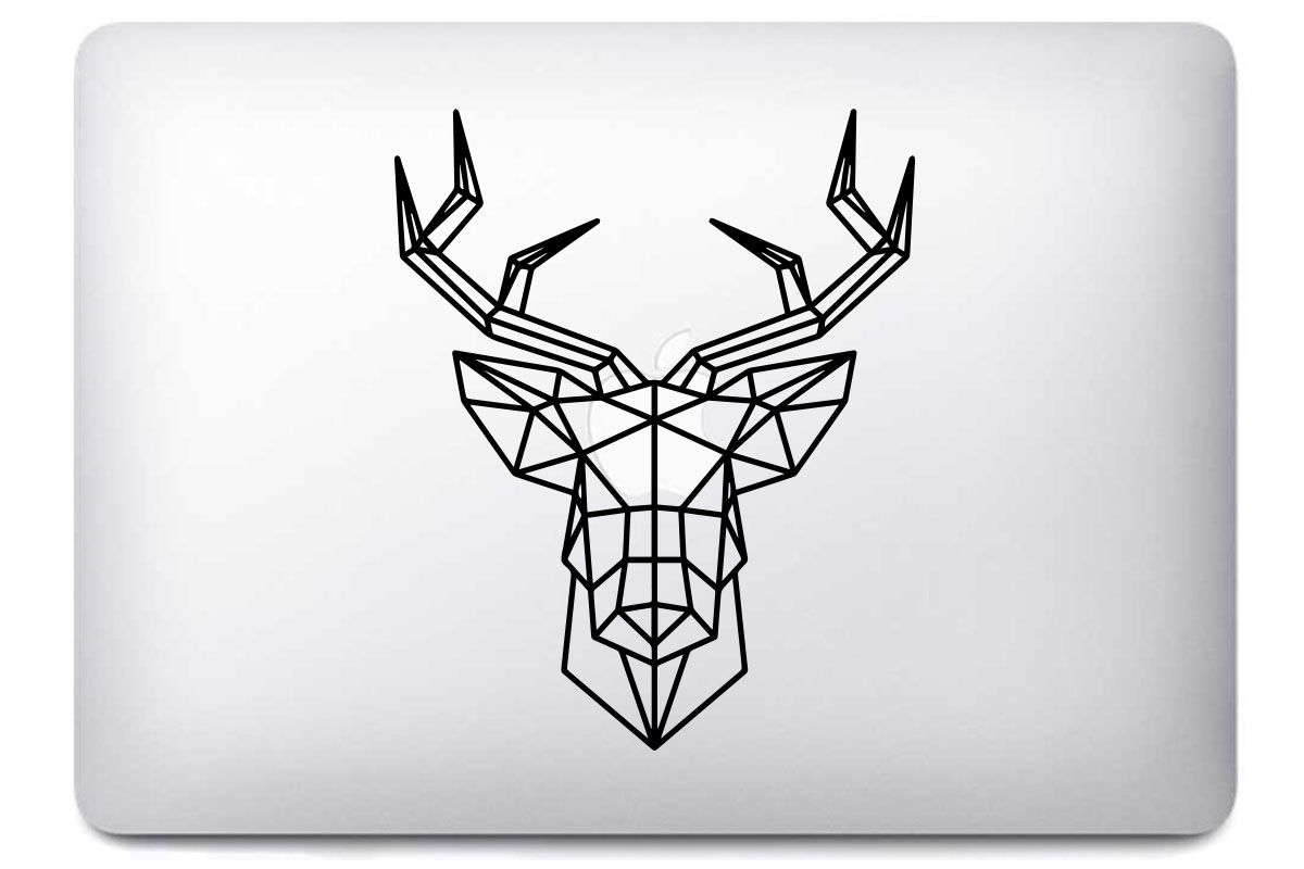 Stickers Cerf Origami pour Mac