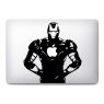 Sticker "Ironman" pour MacBook