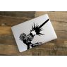 Sticker Son Goku kameha pour MacBook