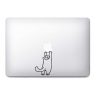 Stickers Chat Griffe pour MacBook