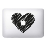 Sticker Coeur pour MacBook