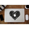 Sticker Coeur pour MacBook