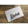 Sticker Aloha MacBook Pro Air