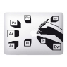 Sticker Suite Adobe pour MacBook