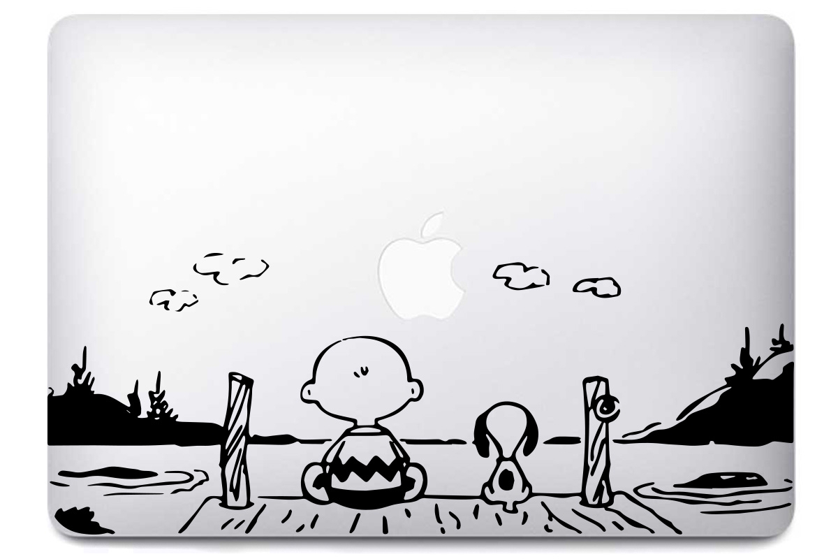Stickers Snoopy Lac pour MacBook Pro et Air