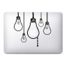Autocollant Ampoules Suspendues pour MacBook