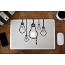 Autocollant Ampoules Suspendues pour MacBook