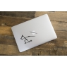 Sticker Ninja Sabre pour MacBook