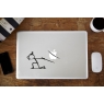 Sticker Ninja Sabre pour MacBook