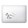 Sticker Ninja Sabre pour MacBook