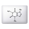 Sticker Molécule Café pour MacBook
